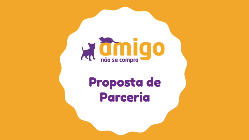 Proposta parceria amigo nao se compra